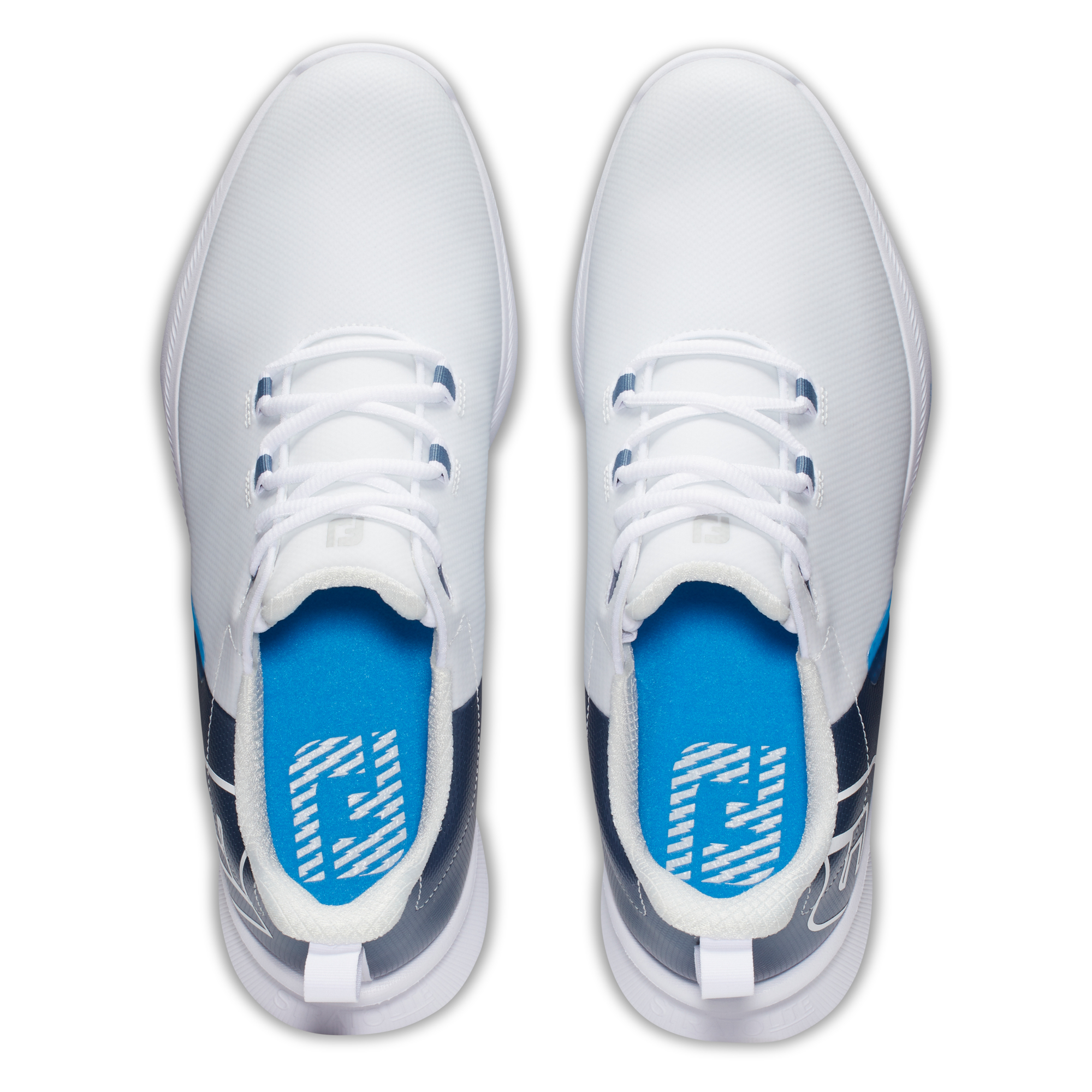 Men's FootJoy Fuel Sport Golf Shoes - 55454 White Navy Blue - Duncan ...