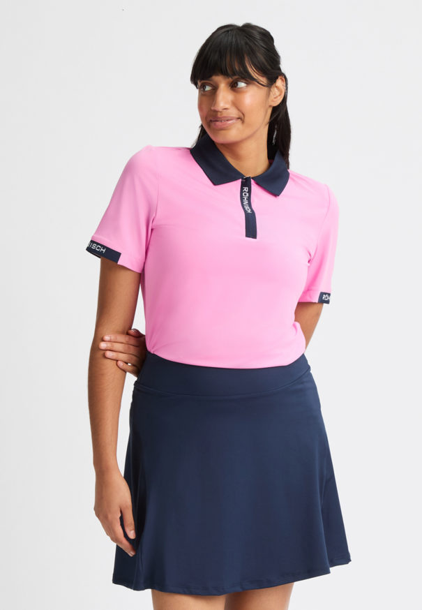 Ladies Rohnisch Abby Poloshirt - 111500-S557 Fuchsia Pink - Image 4