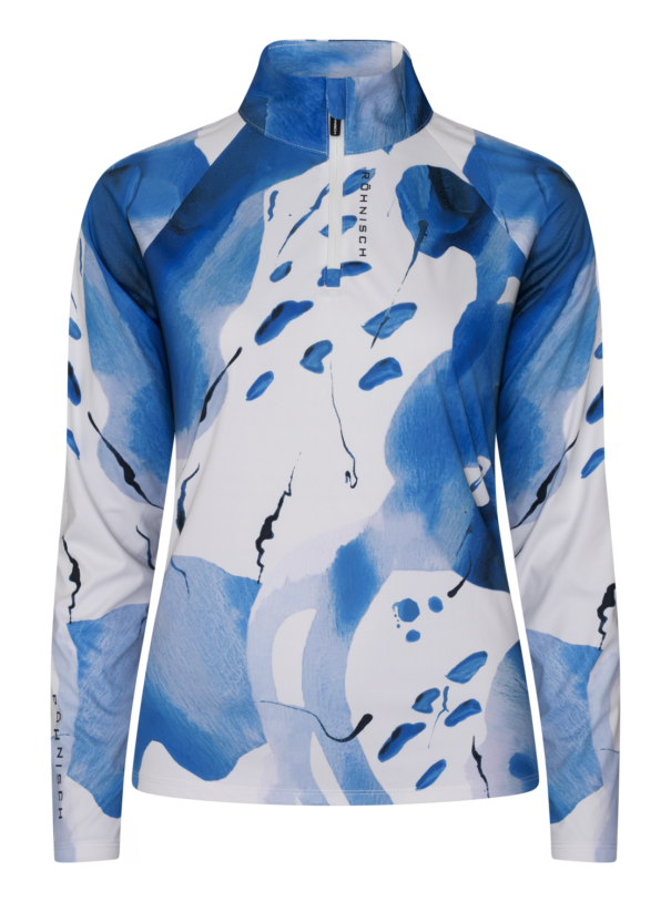 Ladies Rohnisch Addy Long Sleeve - 111517-T486 Blue Aquarella - Image 6