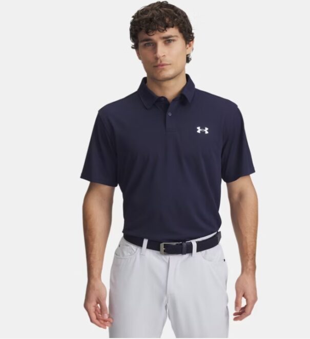 Men's Under Armour T2G Pique Polo - 1390123-410 Midnight Navy