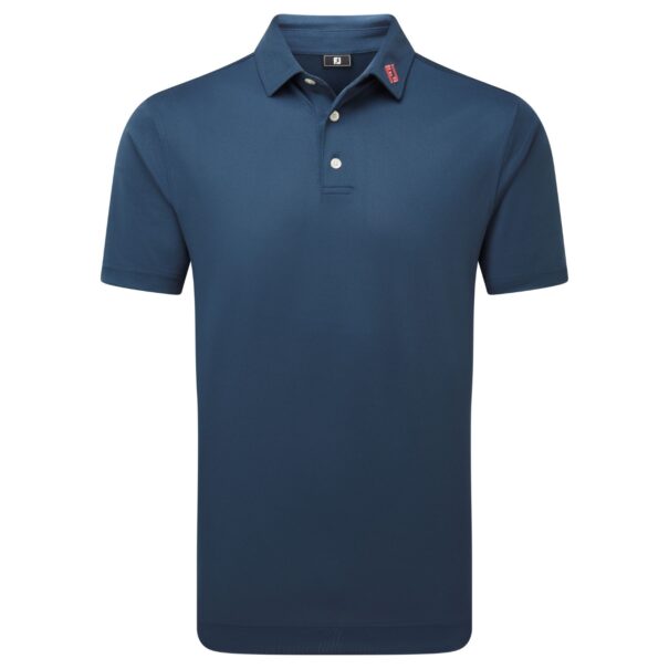 Men's FootJoy Stretch Pique Shirt - 34077 Dark Denim