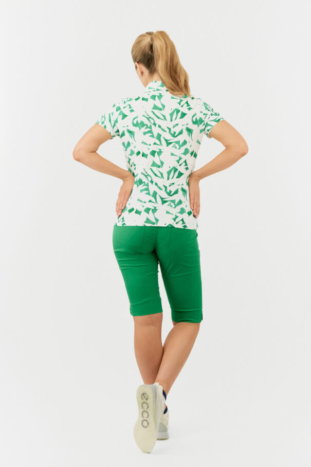 Ladies Pure Amity Polo - PG-52013 3511 Wild Peony Emerald - Image 5