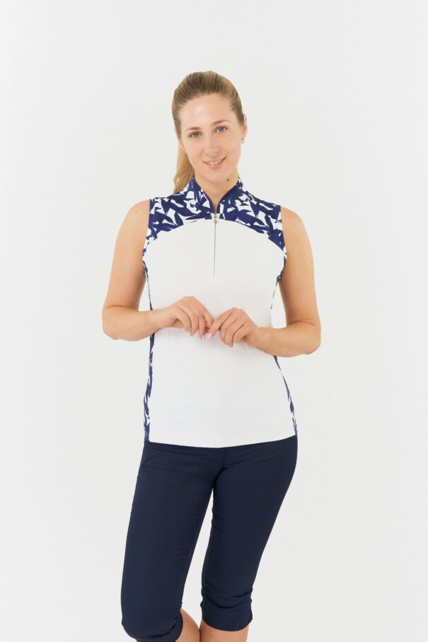 Ladies Pure Freda SL Polo - PG-52016 5011 Wild Peony Navy