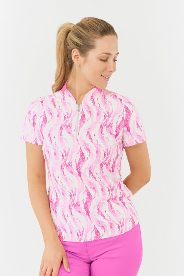 Ladies Pure Felicity SS Shirt - PG-52031 8104 Rose Water