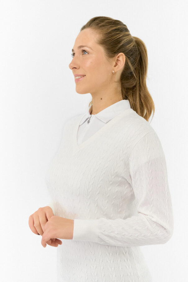 Ladies Pure Suzie Summerweight Jumper - PG-52509 10 White - Image 10