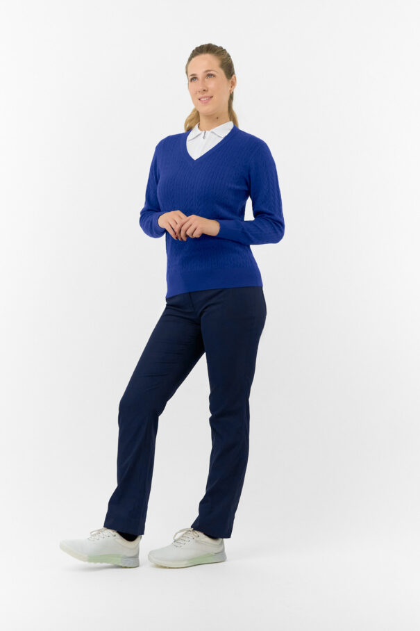 Ladies Pure Suzie Summerweight Jumper - PG-52509 505 Yale Navy - Image 4