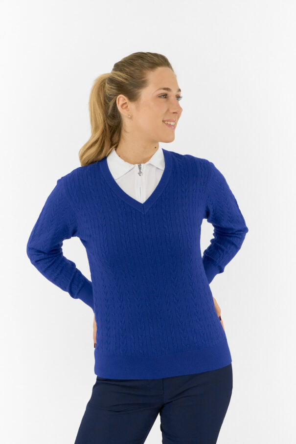 Ladies Pure Suzie Summerweight Jumper - PG-52509 505 Yale Navy - Image 5