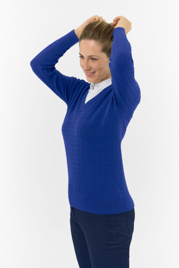 Ladies Pure Suzie Summerweight Jumper - PG-52509 505 Yale Navy - Image 6