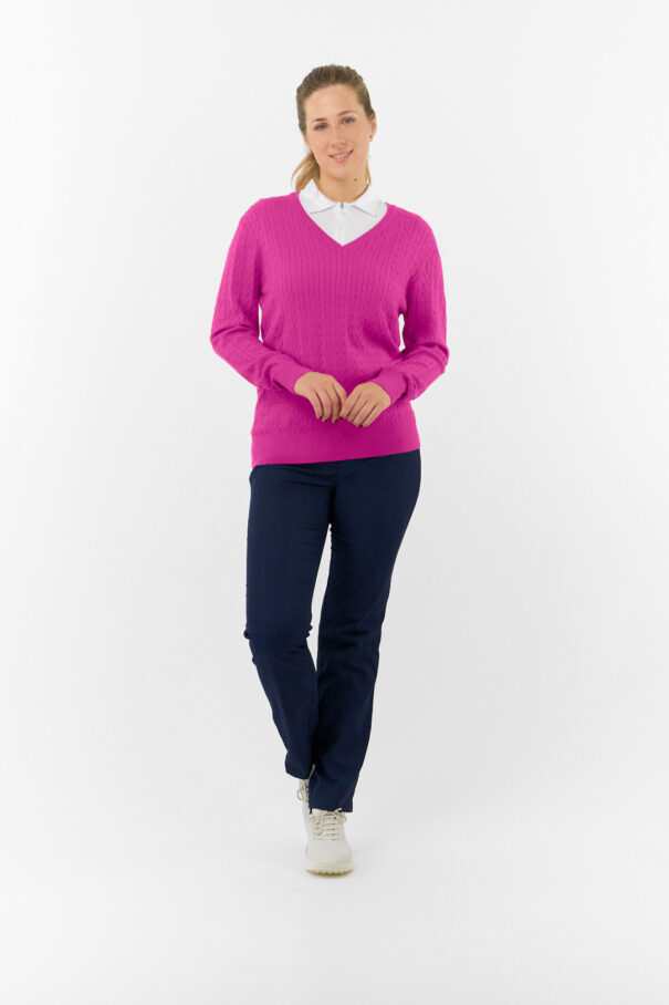 Ladies Pure Suzie Summerweight Jumper - PG-52509 812 Candy Pink - Image 3