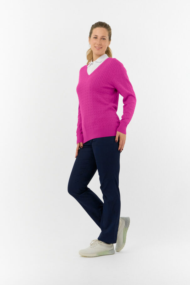 Ladies Pure Suzie Summerweight Jumper - PG-52509 812 Candy Pink - Image 4