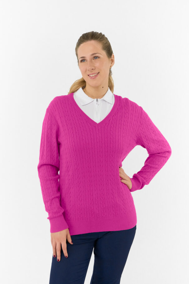 Ladies Pure Suzie Summerweight Jumper - PG-52509 812 Candy Pink - Image 6