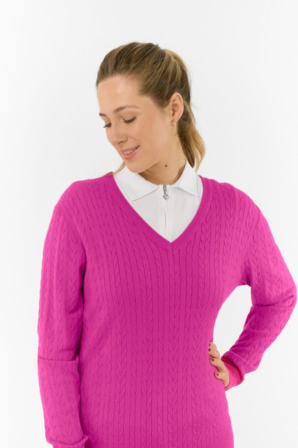 Ladies Pure Suzie Summerweight Jumper - PG-52509 812 Candy Pink - Image 9