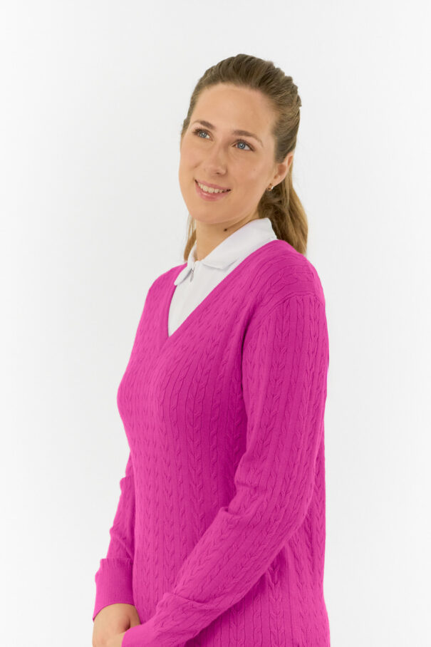 Ladies Pure Suzie Summerweight Jumper - PG-52509 812 Candy Pink - Image 10