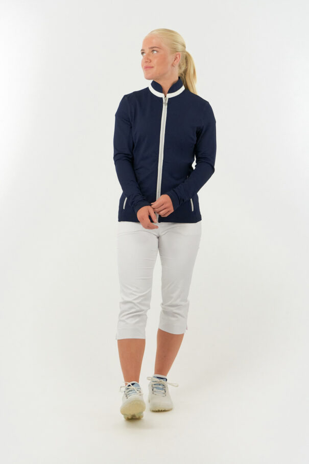 Ladies Pure Mist Soft Mid Layer Jacket - PG-99442 50 Navy - Image 3