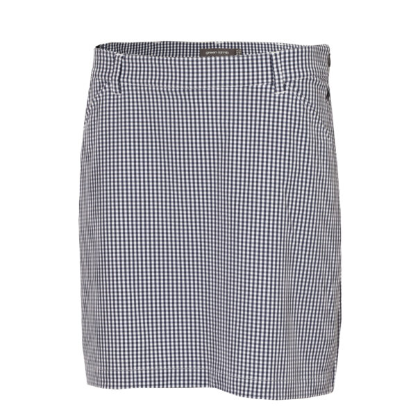 Green Lamb Olexa Gingham Skort - SG24002 Navy White