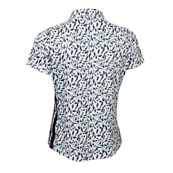 Green Lamb Odelle Printed Polo - SG25067 Arielli Print - Image 4