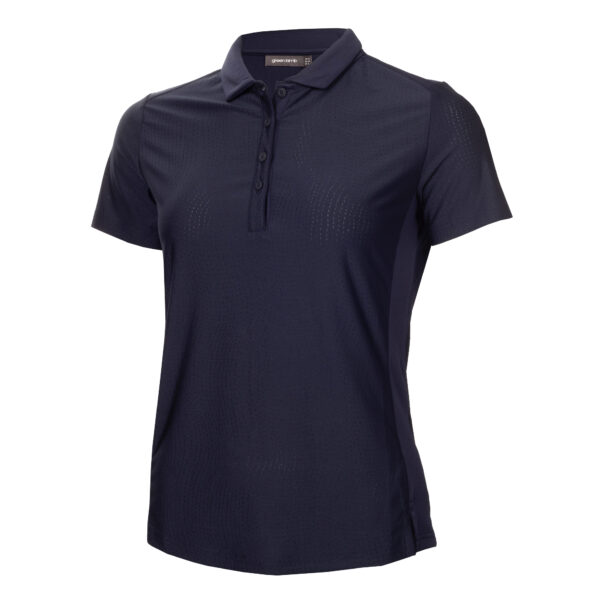 Green Lamb Ola Mesh Polo - SG25069 Navy