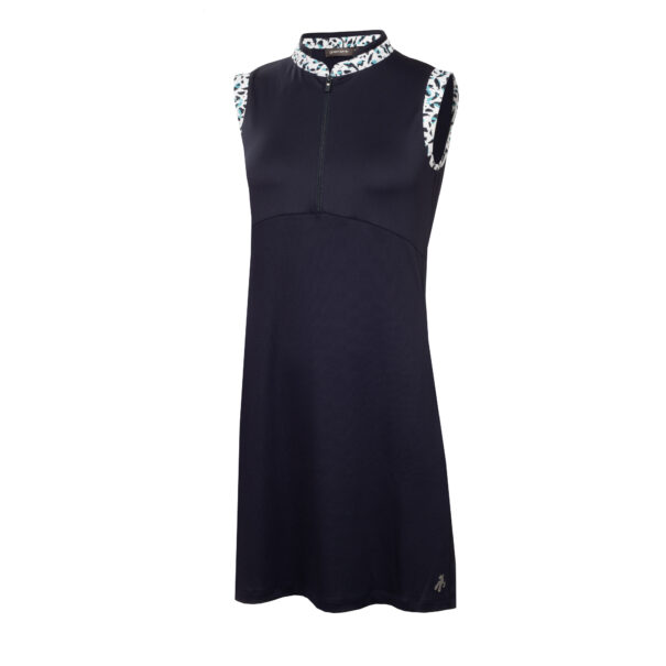 Green Lamb Olva Sleeveless Dress - SG25080 Navy