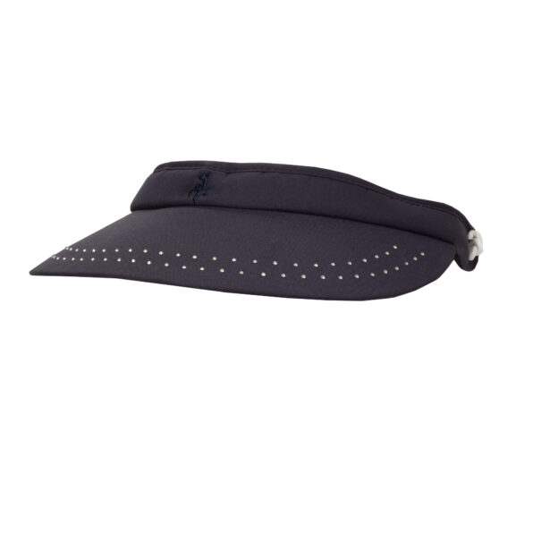 Green Lamb Odelia Diamante Coil Visor - SG25082 Navy